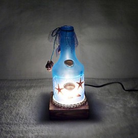 Valentinstag Kreative Einrichtungsgegenstände Geschenke Vintage Boutique Handwerk Flasche Marine Stil Schreibtisch Lampe Led Licht