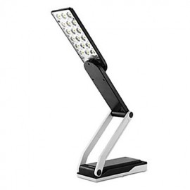 18 LED Weißlicht LED Solarlicht wiederaufladbar faltbarer Augenschutz Lesetisch Schreibtischlampe (110 220 V)