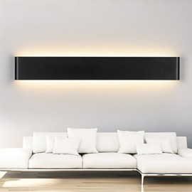 24W Moderne LED Wandleuchter Innen Schwarz Weiß 72cm