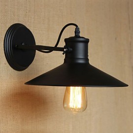 Retro Moderne Kreative Industrielle Wind Schwarz Farbe Shop Lager Bar Cafe Hotel Eisen Wand Lampe