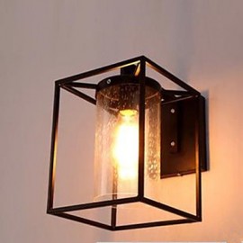 Amerikanischen Land Persönlichkeit Loft Nordic Vertraglich Stil Regentropfen Blase Glas Wand Lampe