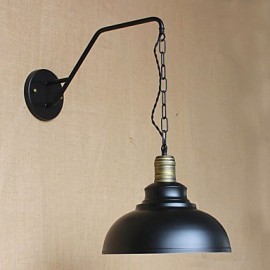 Einfache und kreative Persönlichkeit Wandlampe Industriekette amerikanische Retro Eisen Gang Schlafzimmer Nachttisch Wandlampe