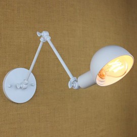 Moderne weiße lange Arm Doppel Schmiedeeisen Wand Lampe Wohnzimmer Flur Schlafzimmer Nacht Studie