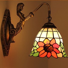 E27 220V 27*25CM 3 5 Europäischen Vertraglich Ländlichen Kreative Schmiedeeisen Wand Lampe Led leuchten