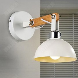 Amerikanische kreative Massivholz Schlafzimmer Flur Treppe Lampe Led Lampe Wandlampe des Kopfes eines Bettes