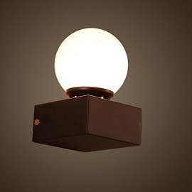 E27 26 * 16CM 5 10 Ball Loft Kreative Wandlampe Schmiedeeiserne Wandlampe Wiederherstellung alter Wege LED Leuchten