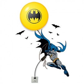 28*7*28CM Kreative Mode Batman Tapete Diy Wand Stick Kleine Nacht Lampe Wand Lampe Led leuchten