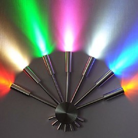 7W Moderne Led Wandleuchte mit Streulicht Fächerförmig 7 Metallstäbe Schicker Stil