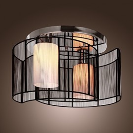 Deckenleuchte Modernes Design Schlafzimmer 2 Lichter Schwarz