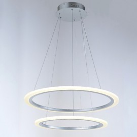 Moderne 2 Ring LED Pendelleuchte Kronleuchter Leuchten mit 42W CE FCC ROHS