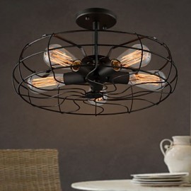 Loft Vintage Kreative Beleuchtung Lampen Amerikanischen Landhausstil Minimalistischen Persönlichkeit Eisen Industrie Fan Kronleuchter