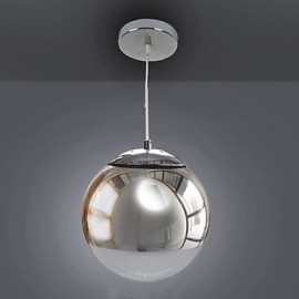 Max 40W Moderne Zeitgenössische Globe Mini Stil Galvanisierte Pendelleuchten Esszimmer Küche