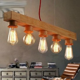 Moderne zeitgenössische traditionelle klassische Mini Stil Malerei Holz Bambus Pendelleuchten Wohnzimmer Schlafzimmer Esszimmer