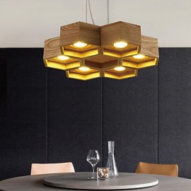 Pendelleuchten LED Landhaus Wohnzimmer Schlafzimmer Esszimmer Arbeitszimmer Büro Kinderzimmer Spielzimmer Holz Bambus