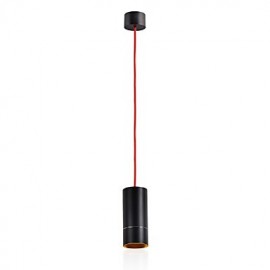 GE 05032 8W 136mm 1 flammige Mini Pendelleuchte schwarz eloxiert mit Aluminium 220 240V