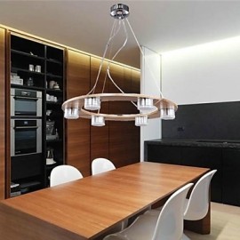 LED Pendelleuchten Modern Zeitgenössisch Wohnzimmer Schlafzimmer Esszimmer Arbeitszimmer Büro Kinderzimmer Spielzimmer Holz Bambus