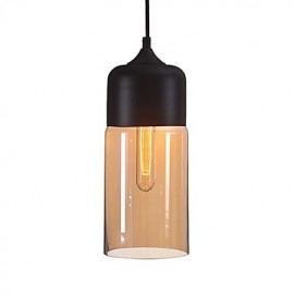 WestMenLights Elegante Flaschenschirm Deckenlampe zum Selbermachen Glas Pendelleuchte Edison Glühbirne für Zuhause Bar Club