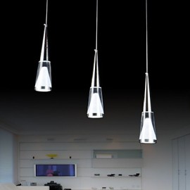 3 Lichter Pendelleuchten LED Moderne zeitgenössische Schlafzimmer Esszimmer Küche Metall