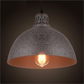 Vintage Pendelleuchte mit Metallpunkten und einer Lampe