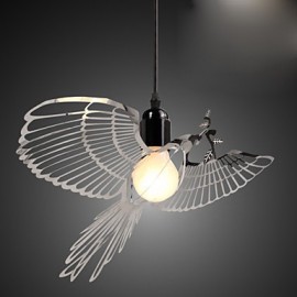 50cm Kreative Moderne Mode Dekoration Edelstahl Vogel Vogel Droplight Lampe LED