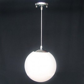 15CM Vertraglich Weiß Glas Ball Dekorative Kronleuchter Licht Lampe LED