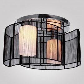 Deckenleuchte Modernes Design Schlafzimmer 2 Lichter Schwarz