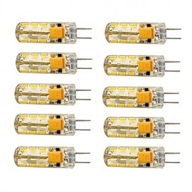 10 Stück G4 1 5 W 24 x 3014 SMD 120 lm 3000 K 6000 K Warmweiß Kaltweiß LED Maisbirne (AC DC 10–20 V)