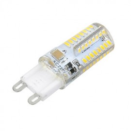 G9 Cross Silikondichtung 8 W 800 lm 3500 K 6500 K 64 x SMD 3014 LED Warm Kaltweiß Glühbirne Lampe (AC 220 V)