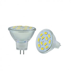 STÜCKE MR11 12LED SMD5730 6 Watt DC12V 570LM Warmweiß Kaltweiß Dekorative