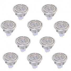 10 Stück GU5.3 (MR16) 5 W 3 COB 450 LM Warmweiß Kaltweiß MR16 Dekorative Spotlichter AC DC 12 V