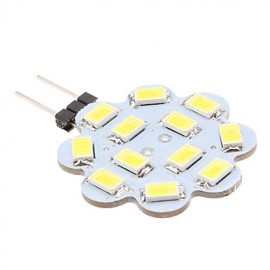 6W G4 LED Zweistiftlampen 12 SMD 5630 560 lm Naturweiß DC 12 V