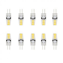 3W G4 LED Bi Pin Lampen T 6 SMD 5730 200 lm Warmweiß Kaltweiß Wasserdicht DC 12 V 10 Stk