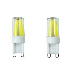 STÜCKE G9 Filament 3 5 W 4LED COB AC220V AC110V 280 400LM Warmweiß Kaltweiß Naturweiß LED dimmbare Lampen