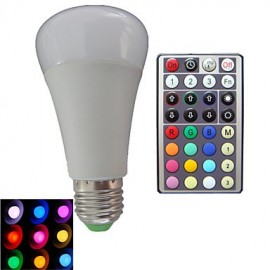 Stück E27 10W 3X Hochleistungs LED Dimmbar 32 Tasten Fernbedienung RGB LED Globe Glühbirnen V