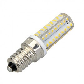 E14 dimmbar 6 W 500 lm 3500 K 72 SMD 3014 LED Warmweiß Glühbirne Lampe (AC 220 240 V)