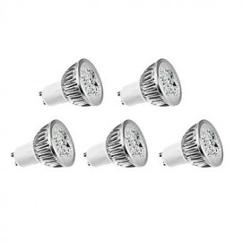 4W GU10 LED Filament Birnen 4 High Power LED 360 lm Warmweiß V 5 Stk