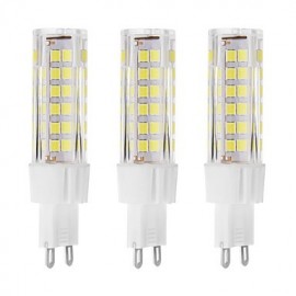 7W G9 LED Zweistiftlampe 75 SMD 2835 650 lm Warmweiß Kaltweiß Dekorativ V 3 Stk