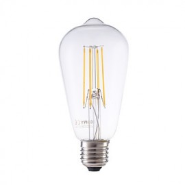 4W E27 LED Filament Birnen ST58LF 4 COB 450 lm Warmweiß Dimmbar Dekorativ V 1 Stk