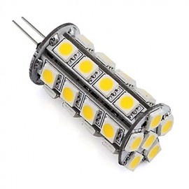 Dimmbare 5050 SMD G4 LED Maiskolbenlampe 30 LEDs 4 W für den Innenbereich Auto Schrank Boot Warm Kaltweiß (1 Stück)