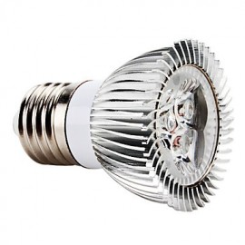 3W E26 E27 LED Strahler MR16 3 High Power LED 270 lm Rot V