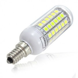 69LED E14 LED Mais Lichter 10W SMD 5730 Warm Kaltweiß Kronleuchter Glühbirne Lampe (AC220 240V)