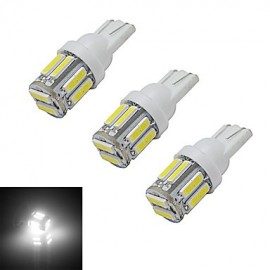 Stück T10 3 W 10 x 7020 SMD 210 LM 6000–6500 K Kaltweiß LED Autolicht (DC 12 V)