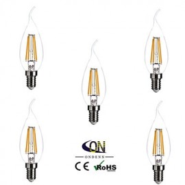 E14 4 W 4 COB 400 LM 2800 3200 K K Warmweiß A Dimmbare Kerzenlampen V