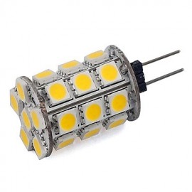 Dimmbares G4 LED Maislicht 5050SMD 27 LEDs 3 5 W DC 12 V für Kronleuchter zu Hause Wohnmobil (1 Stück)