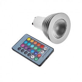 GU10 3W 100 LM RGB ferngesteuerter LED Strahler V