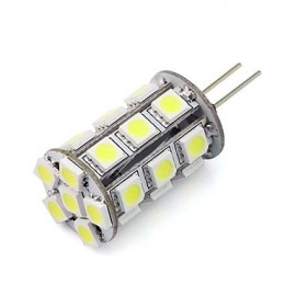 Dimmbare G4 LED Glühbirne 24 SMD 5050 12 V DC für Kronleuchter zu Hause Wohnmobil Kalt Warmweiß (1 Stück)