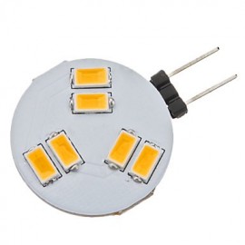 2W G4 LED Zweistiftlampe 6 SMD 5630 160 lm Warmweiß AC 12 V