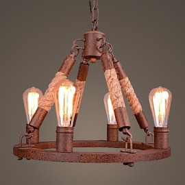 Vintage Seil Pendelleuchten Loft Kreative Persönlichkeit Industrielle Lampe Amerikanischen Stil für Wohnzimmer Dekoration