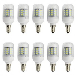 W E14 LED Maisbirne mit kleinem Schraubsockel DC AC 12 V 24 V 27 SMD 5730 Warm Kaltweiß (10 Stück)