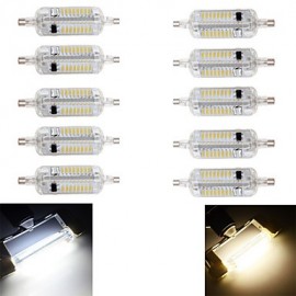 5W R7S LED Maislampen T 76 SMD 4014 800 lm Warmweiß Kaltweiß Dekorativ Wasserdicht V 10 Stück